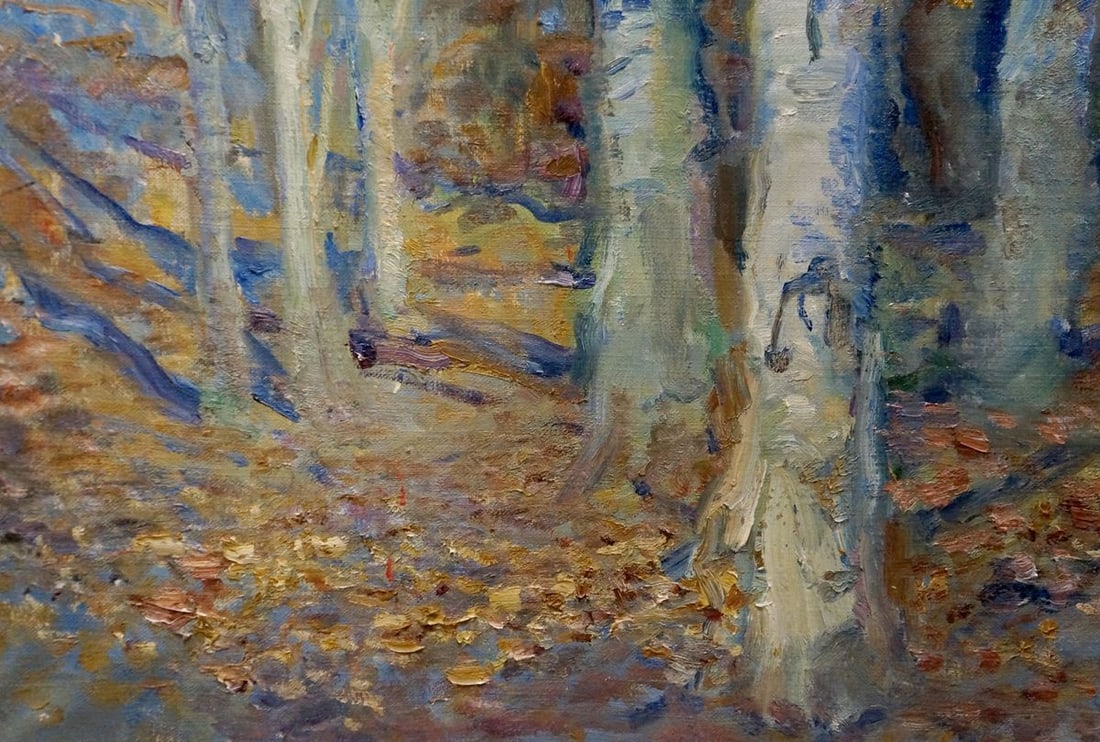 Oil painting Autumn forest Tytarenko Odarka Anatoliivna - 4