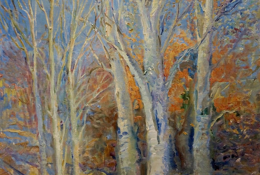 Oil painting Autumn forest Tytarenko Odarka Anatoliivna - 6