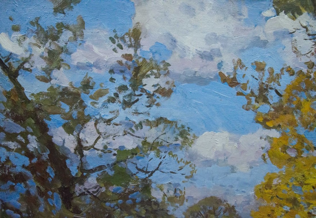 Oil painting A park Khodchenko Lev Pavlovich - 2