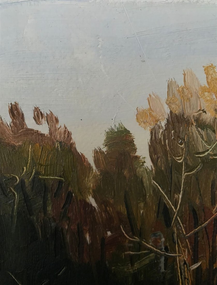Oil painting Gold autumn Unknown artist - 4