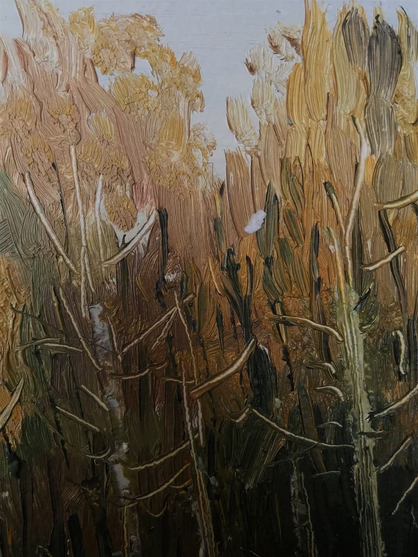 Oil painting Gold autumn Unknown artist - 6