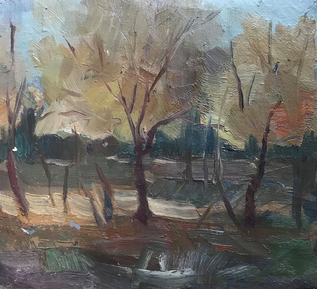 Oil painting Forest landscape Zabara S. (1 of 11)