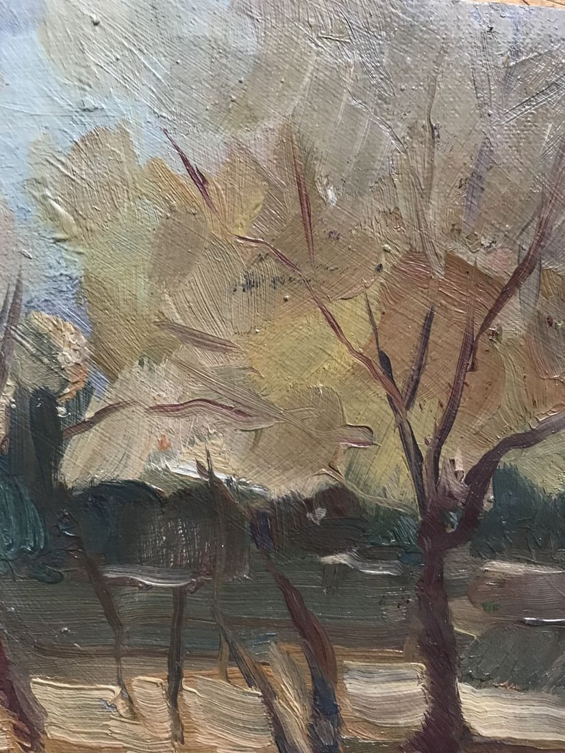 Oil painting Forest landscape Zabara S. - 4