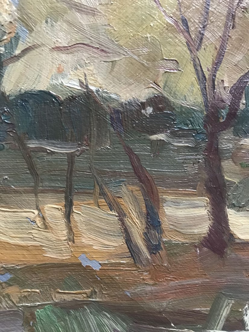 Oil painting Forest landscape Zabara S. - 8