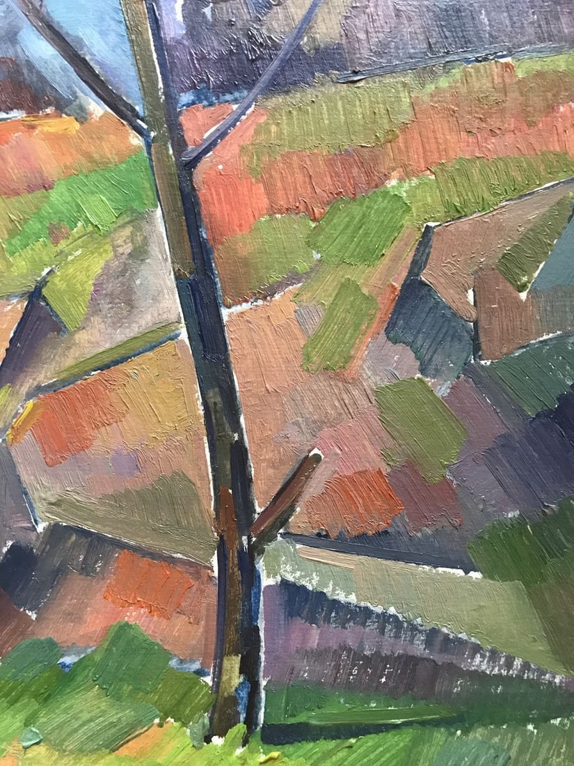 Abstract oil painting In the mountains Peter Tovpev - 10