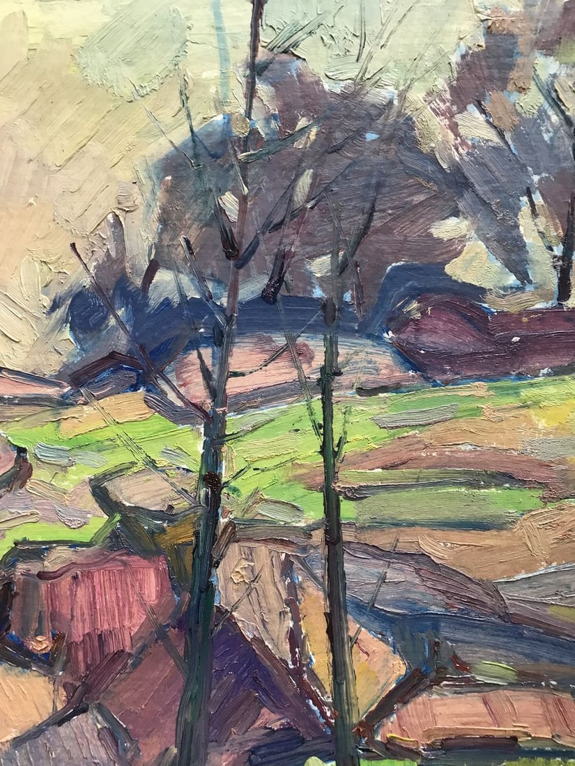 Oil painting Carpathian mountains Peter Tovpev - 6