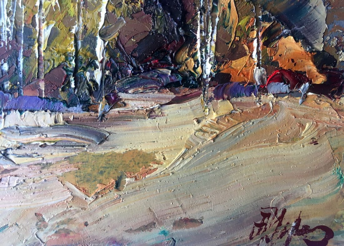 Oil painting Autumn Alexander Nikolaevich Cherednichenko - 11