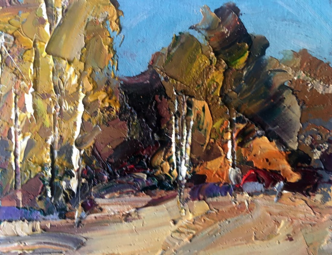 Oil painting Autumn Alexander Nikolaevich Cherednichenko - 5