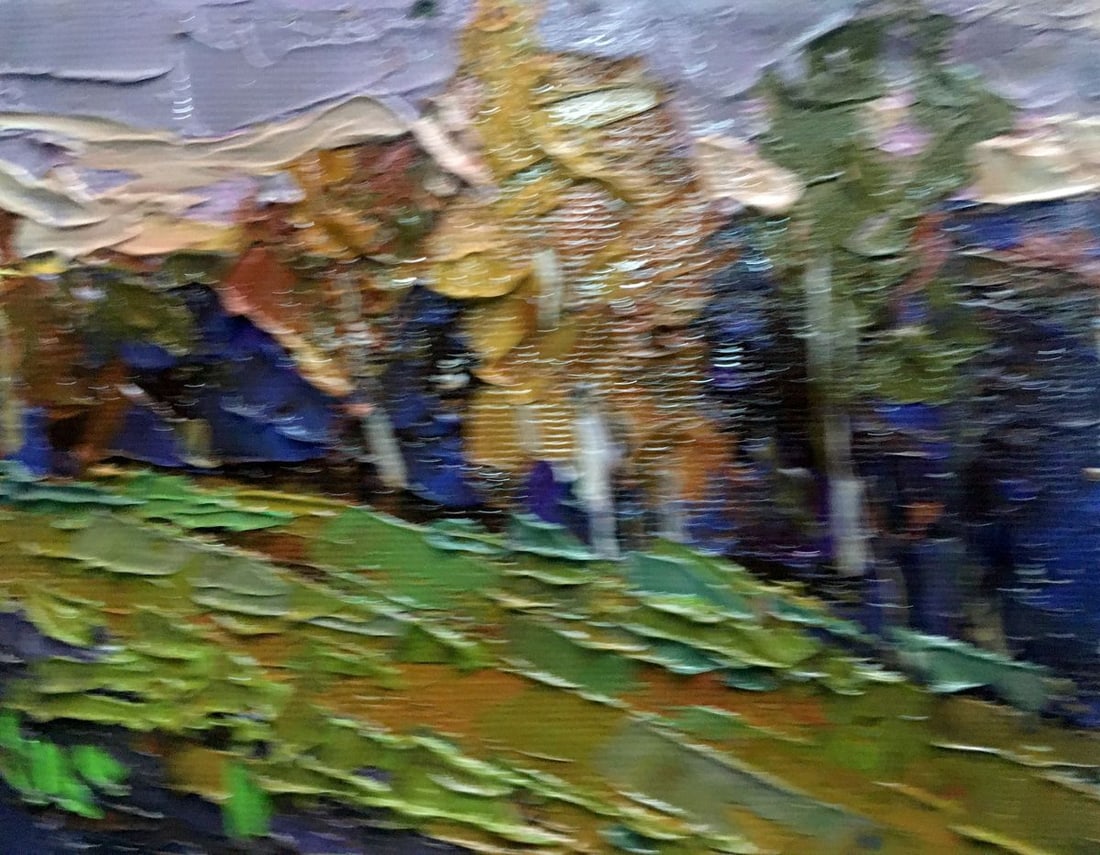 Oil painting Autumn is cold Kalenyuk Alex - 12