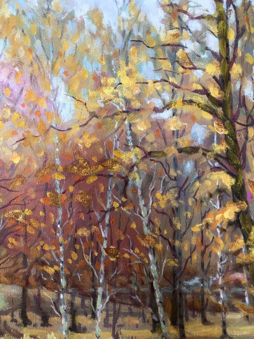 Oil painting Golden autumn Shapoval Ivan Leontyevich - 4