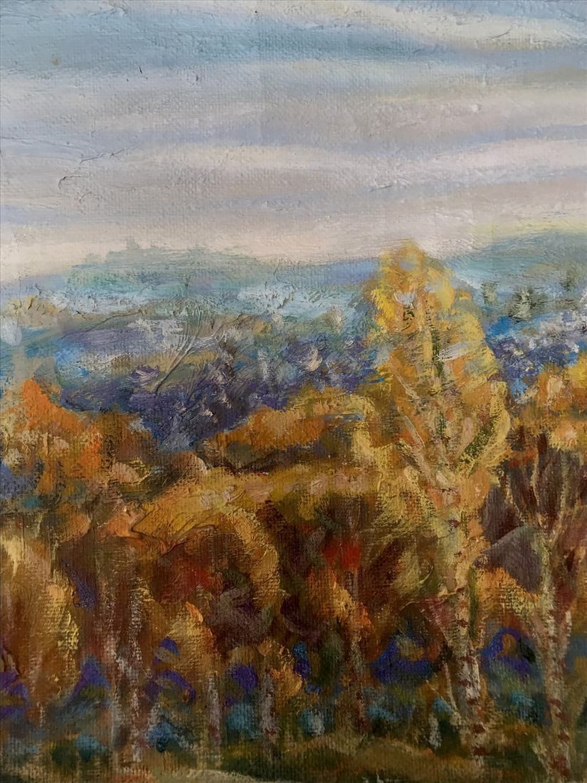 Oil painting Autumn evening Shapoval Ivan Leontyevich - 7