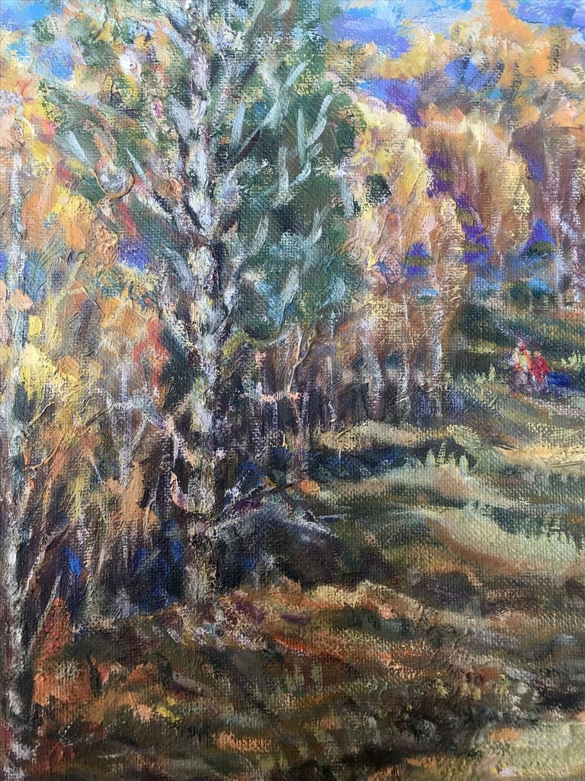 Oil painting Autumn evening Shapoval Ivan Leontyevich - 9