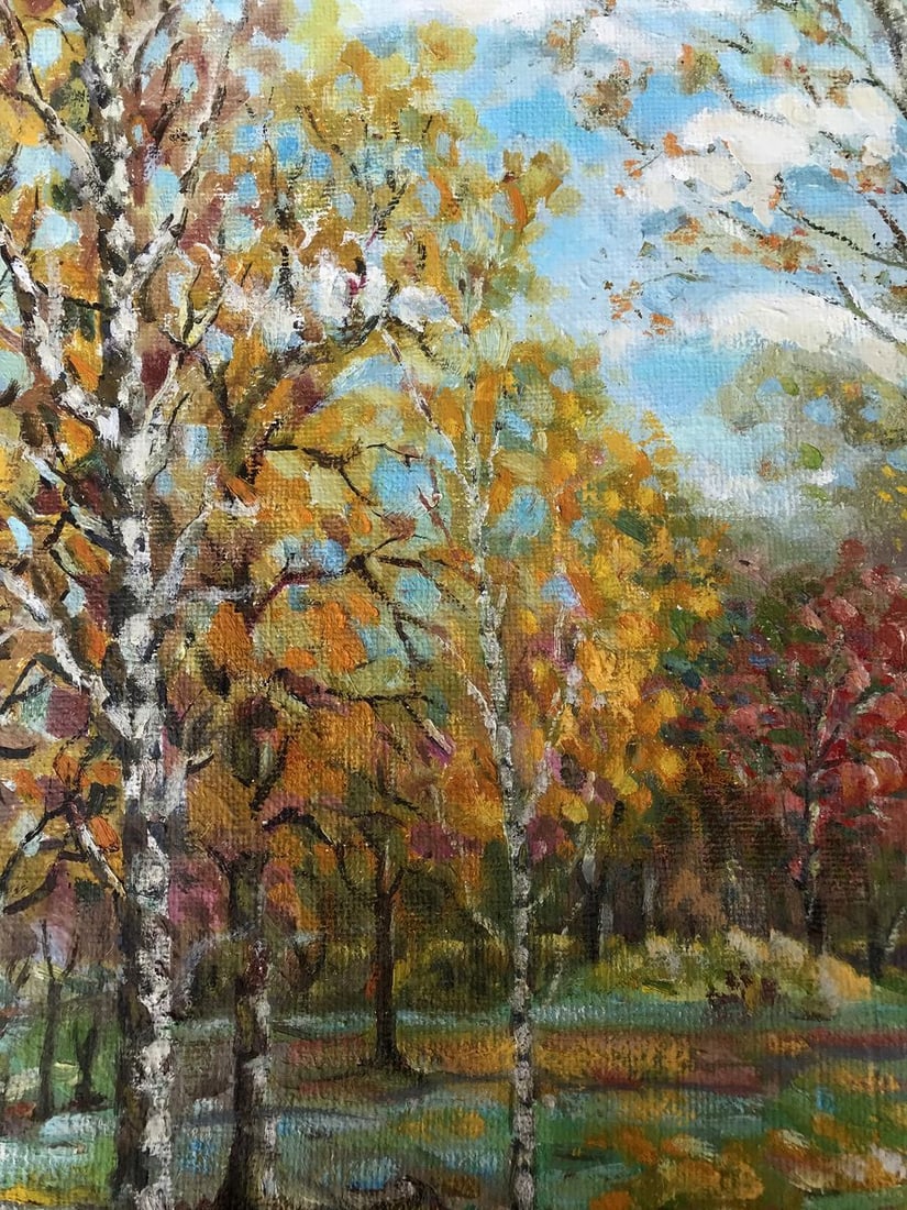 Oil painting Golden autumn Shapoval Ivan Leontyevich - 4