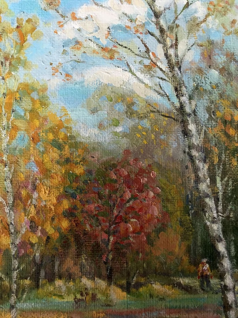 Oil painting Golden autumn Shapoval Ivan Leontyevich - 5