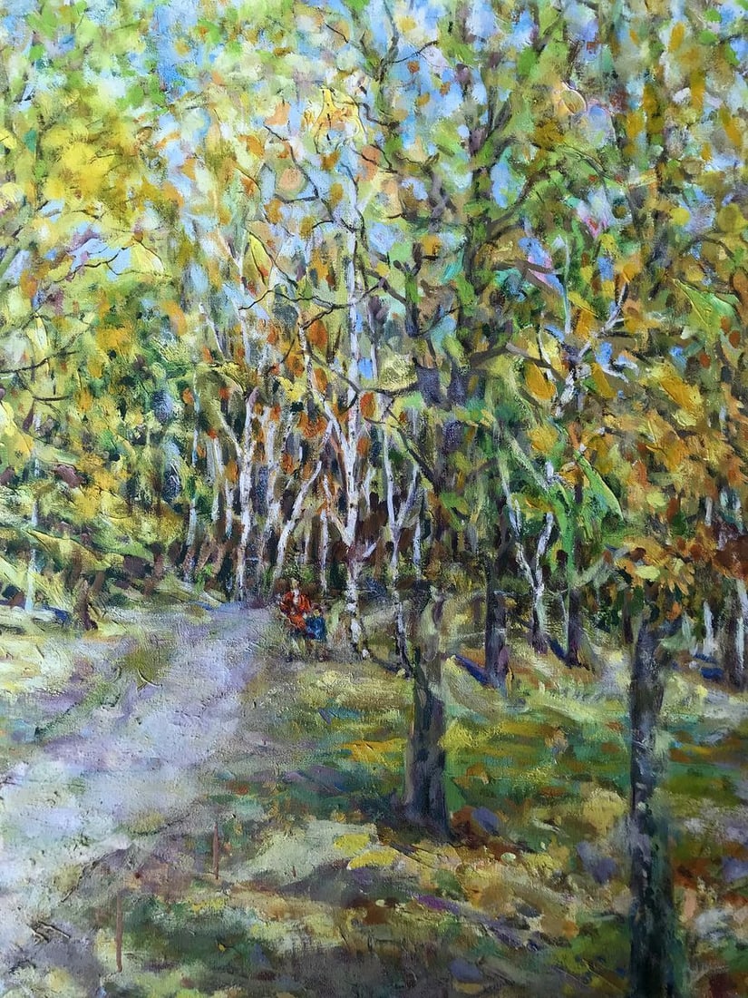 Oil painting Autumn in Sumy Oblast Shapoval Ivan Leontyevich - 9