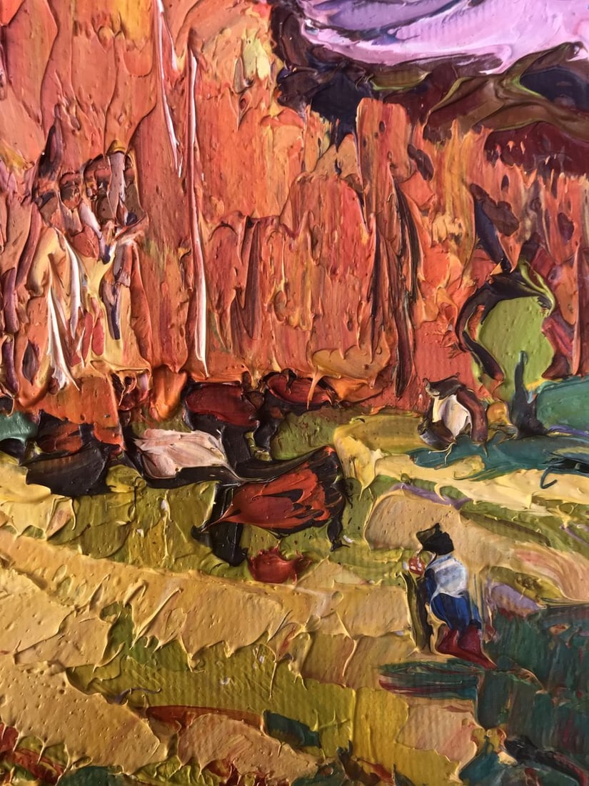 Oil painting The sun is low Kalenyuk Alex - 11