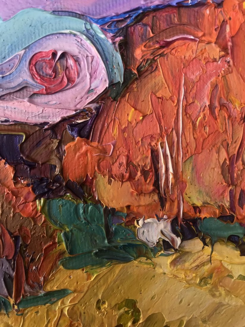 Oil painting The sun is low Kalenyuk Alex - 4