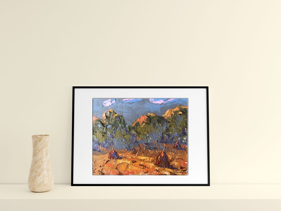 Oil painting Warm evening Kalenyuk Alex - 2