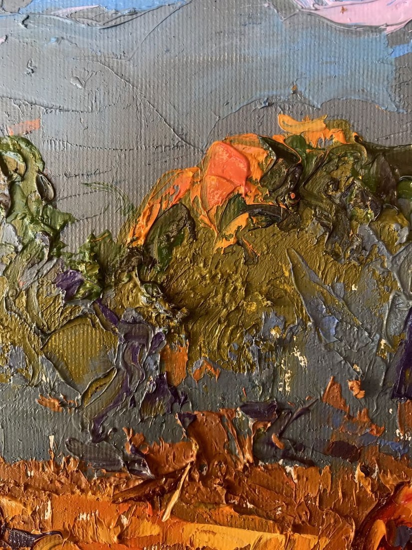 Oil painting Warm evening Kalenyuk Alex - 6