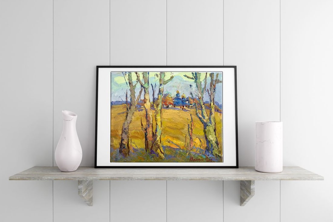 Oil painting Autumn day Kalenyuk Oksana - 2