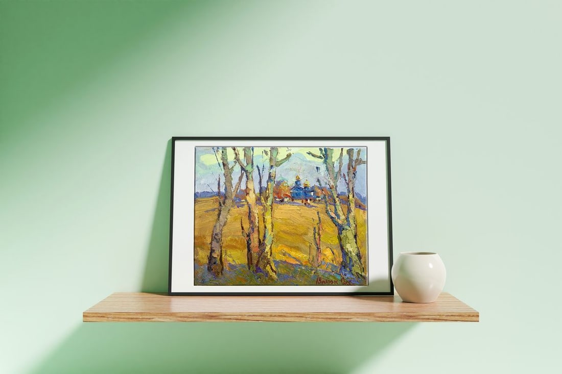 Oil painting Autumn day Kalenyuk Oksana - 3