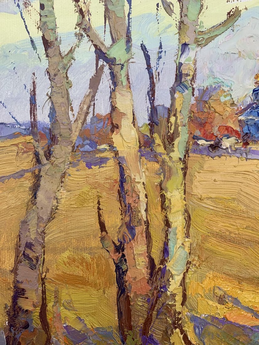 Oil painting Autumn day Kalenyuk Oksana - 4
