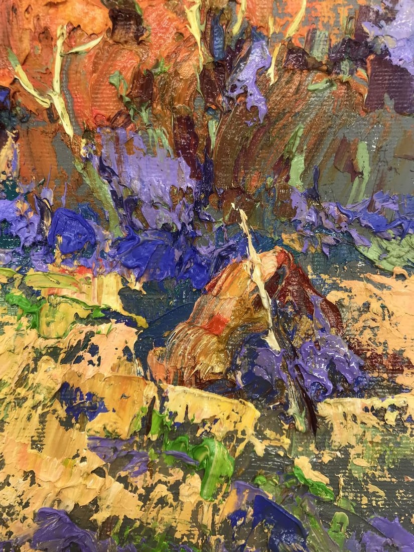 Oil painting Autumn crimson Alex Kalenyuk - 11