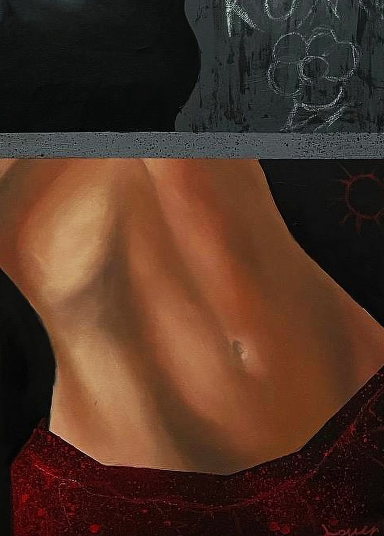 Acrylic painting Law and honor Maksym Newskulenko - 7