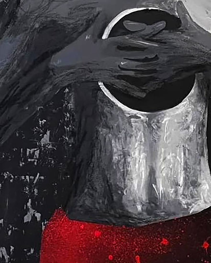 Acrylic painting The Wolf Is Already Here Maksym Newskulenko - 6