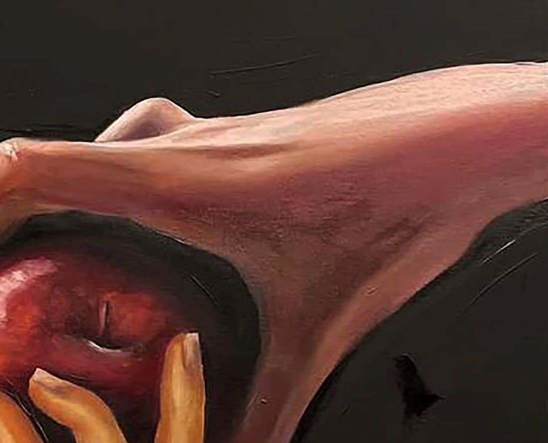 Acrylic painting Touch the Forbidden Fruit Maksym Newskulenko - 5