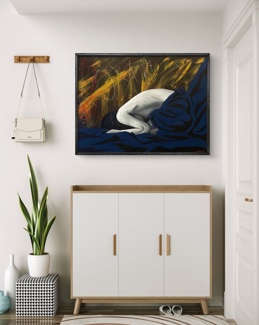 Acrylic painting Love me Quietly Maksym Newskulenko - 3