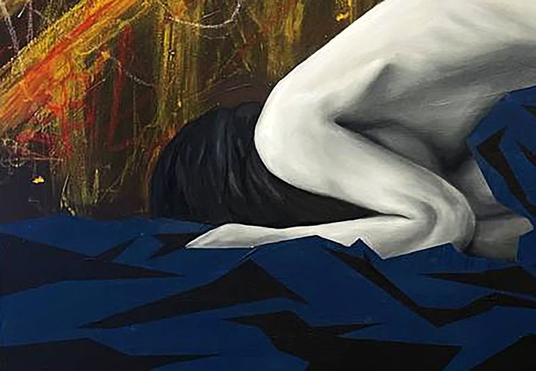 Acrylic painting Love me Quietly Maksym Newskulenko - 5