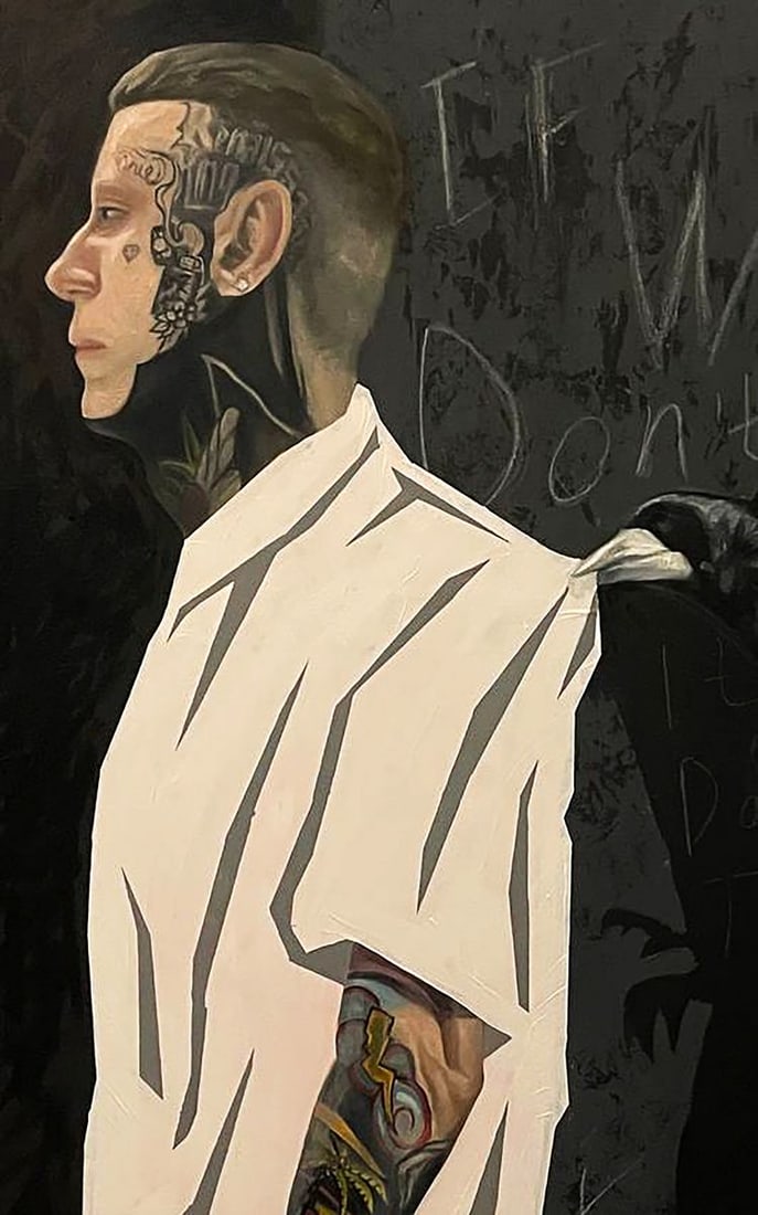 Acrylic painting Don't Look Back Maksym Newskulenko - 4