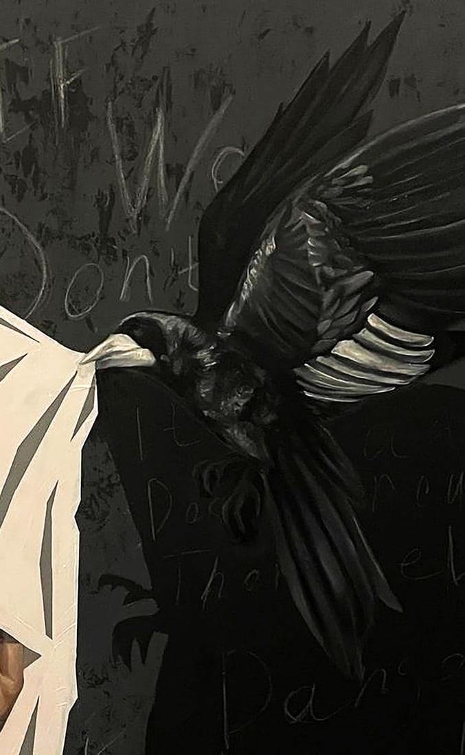 Acrylic painting Don't Look Back Maksym Newskulenko - 5