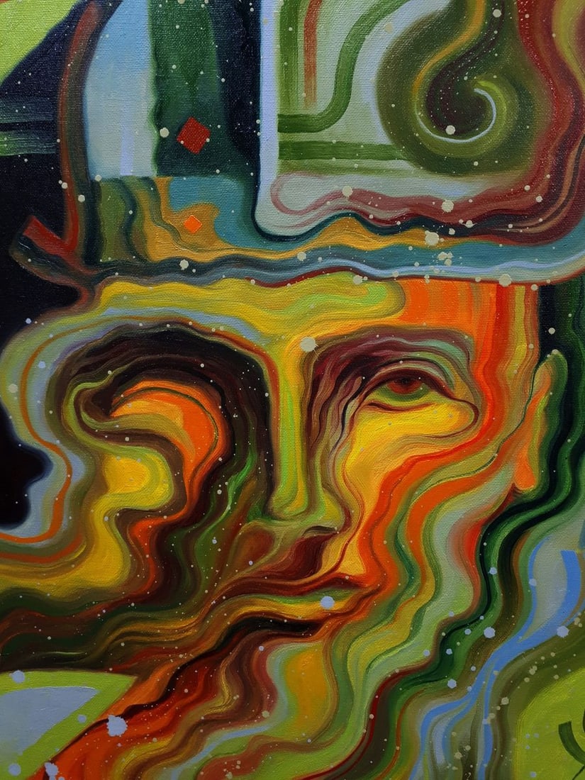 Oil painting Absinthe man Sergey Voichenko - 6