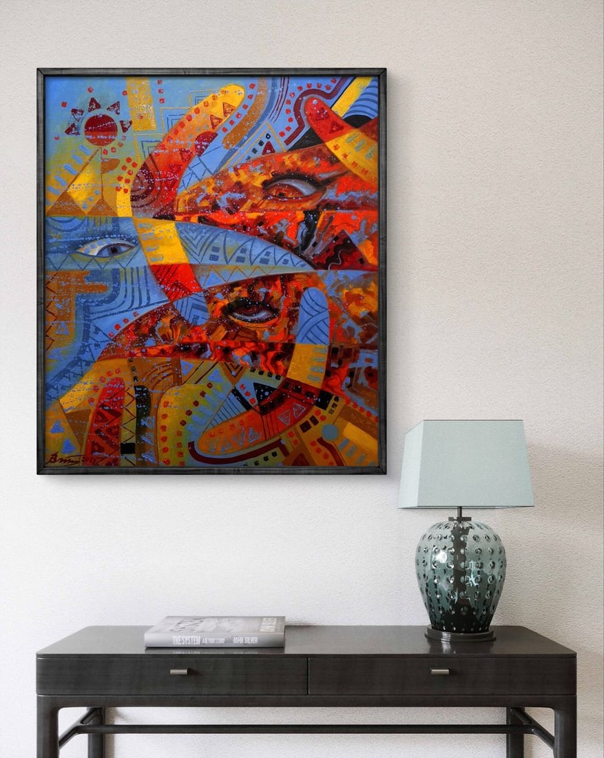 Oil painting Boomerang watchers Sergey Voichenko - 3