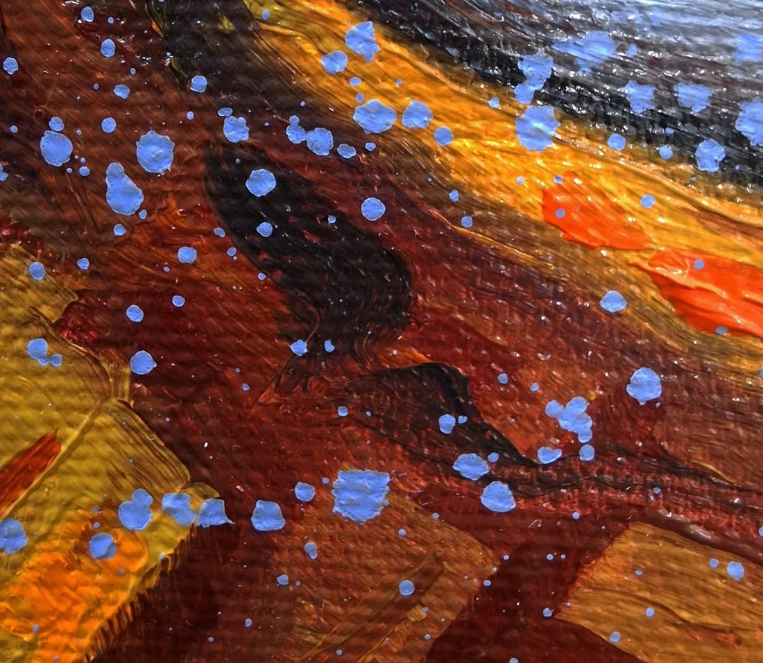 Oil painting Boomerang watchers Sergey Voichenko - 5