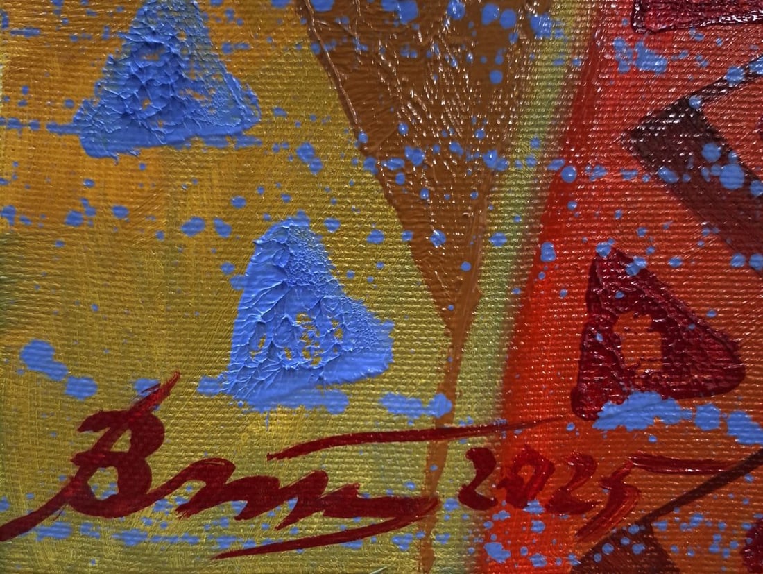 Oil painting Boomerang watchers Sergey Voichenko - 8