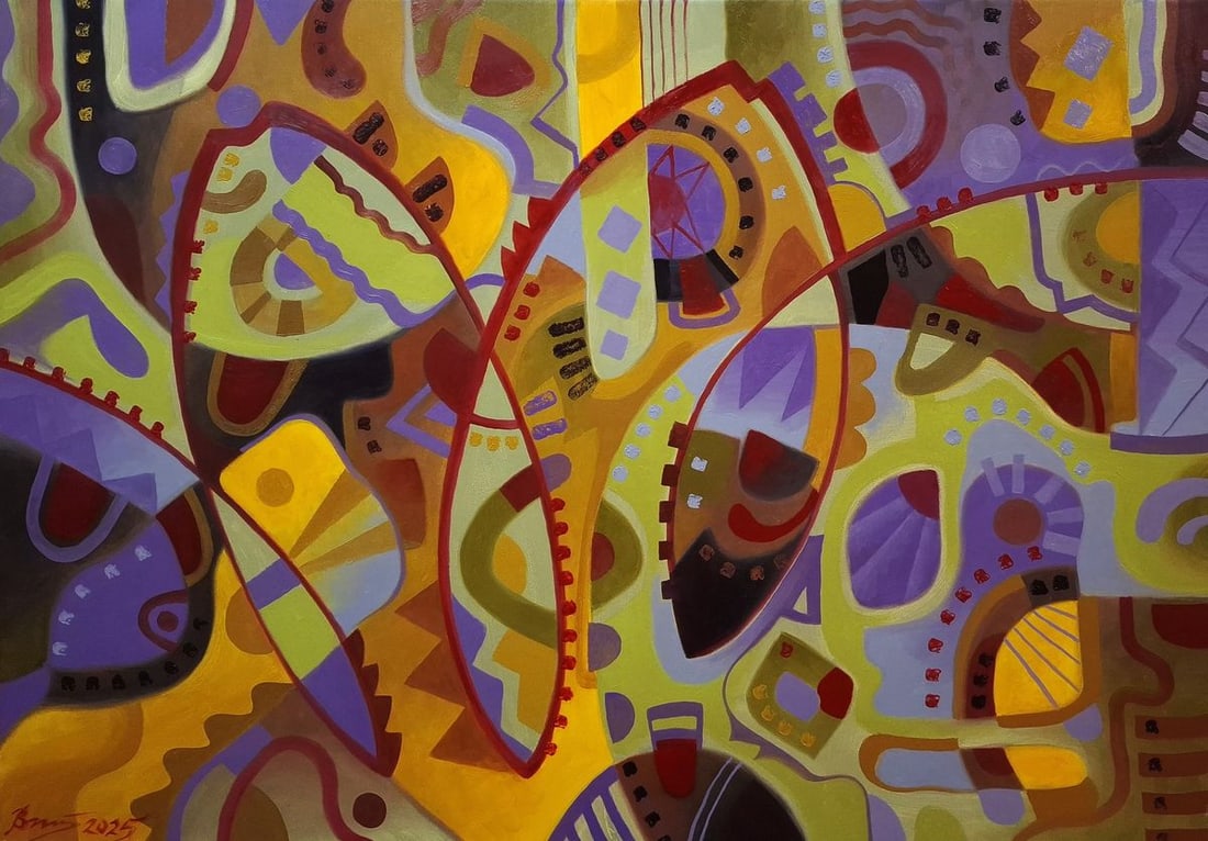 Oil painting Caribbean jazz Sergey Voichenko (1 of 9)