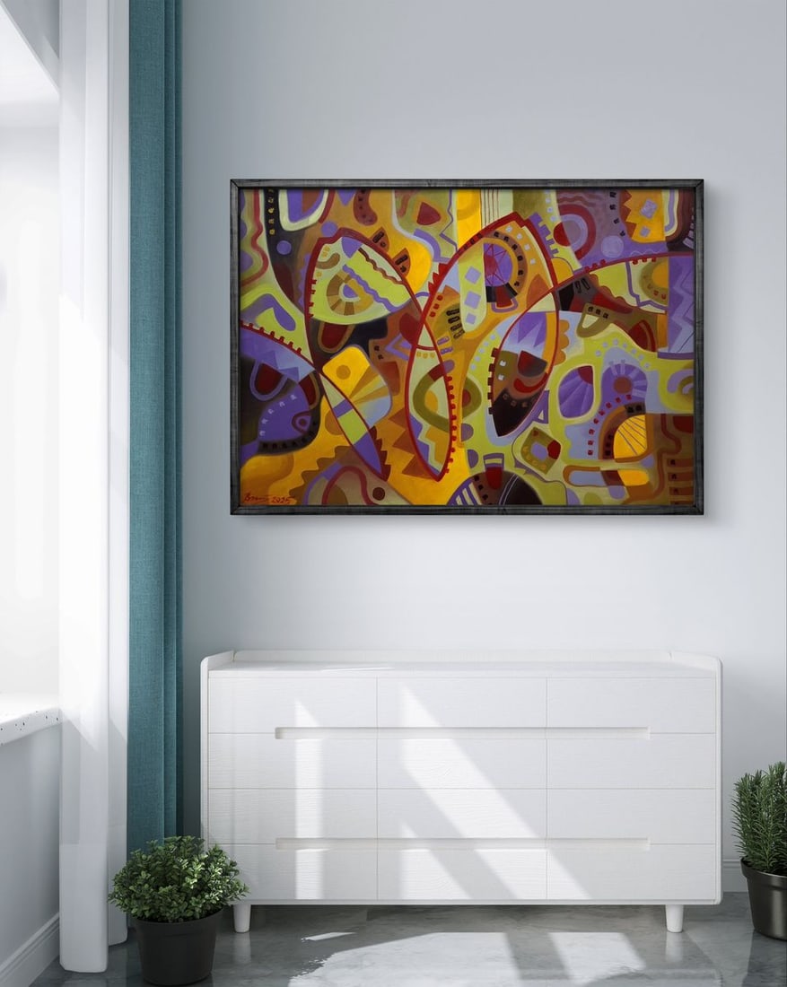 Oil painting Caribbean jazz Sergey Voichenko - 2