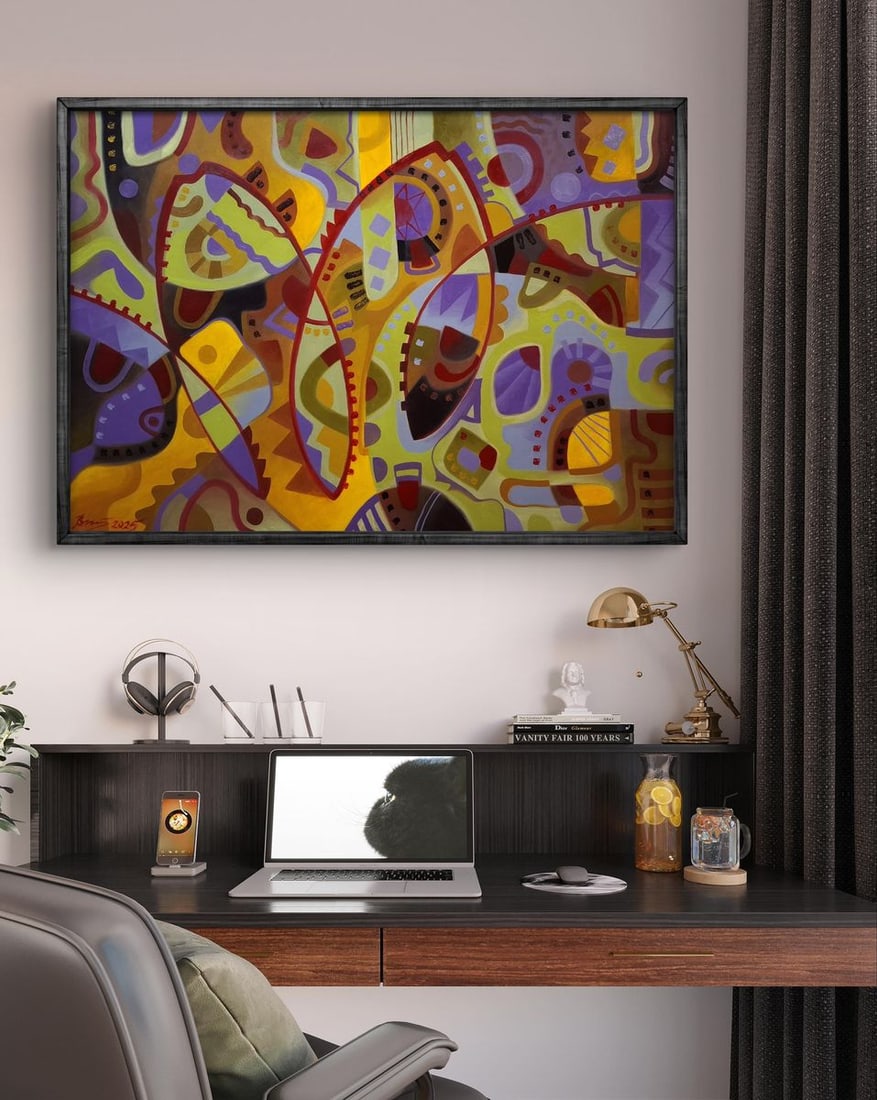 Oil painting Caribbean jazz Sergey Voichenko - 3