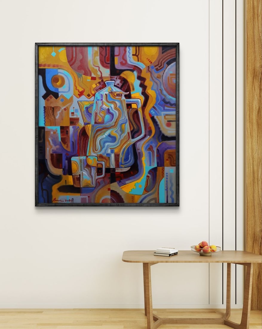 Oil painting Coffee time Sergey Voichenko - 2