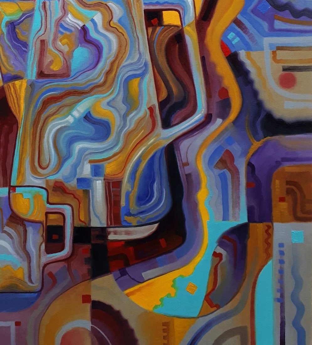 Oil painting Coffee time Sergey Voichenko - 6