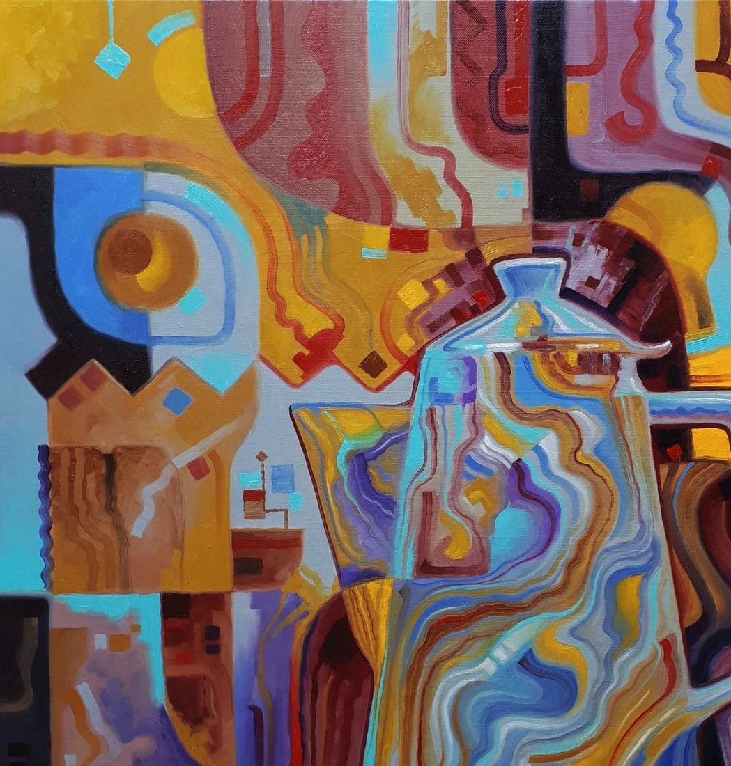 Oil painting Coffee time Sergey Voichenko - 7