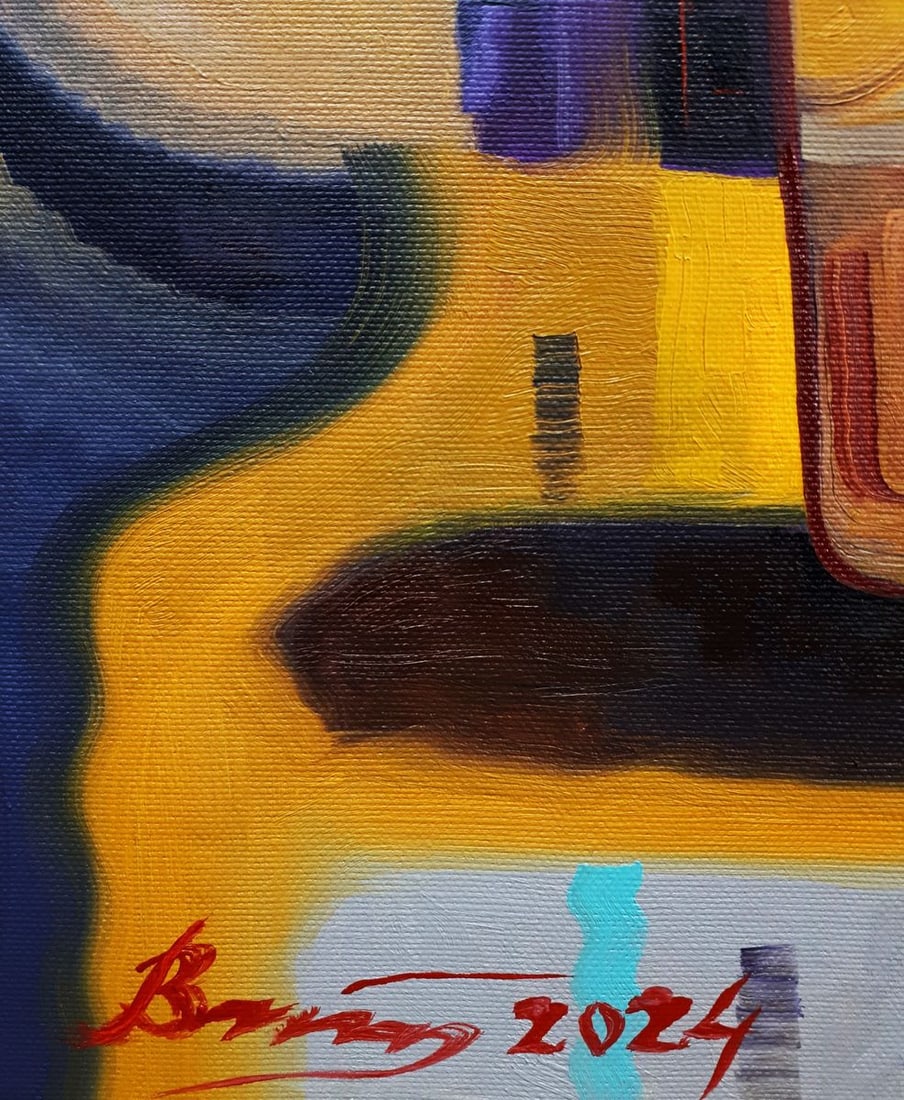 Oil painting Coffee time Sergey Voichenko - 8