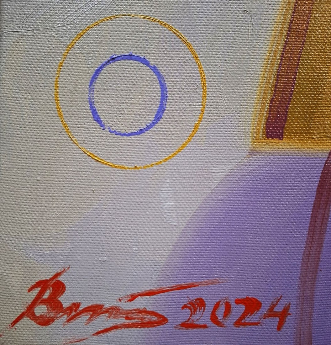 Oil painting The crushing abstraction of Drakkar Sergey Voichenko - 8