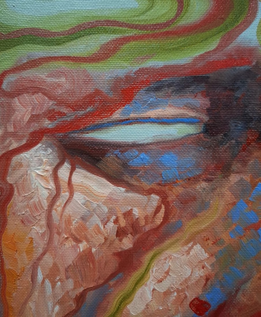 Oil painting Green mug in the morning Sergey Voichenko - 5