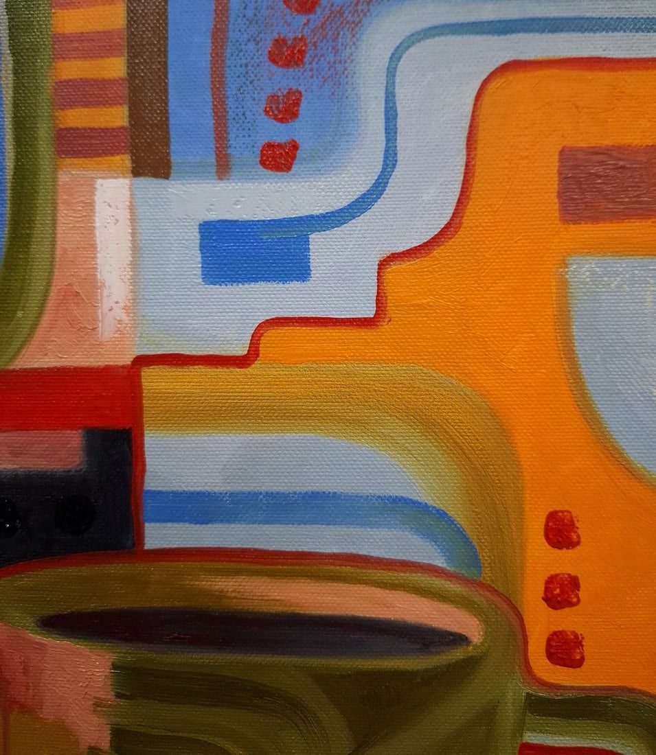 Oil painting Green mug in the morning Sergey Voichenko - 6