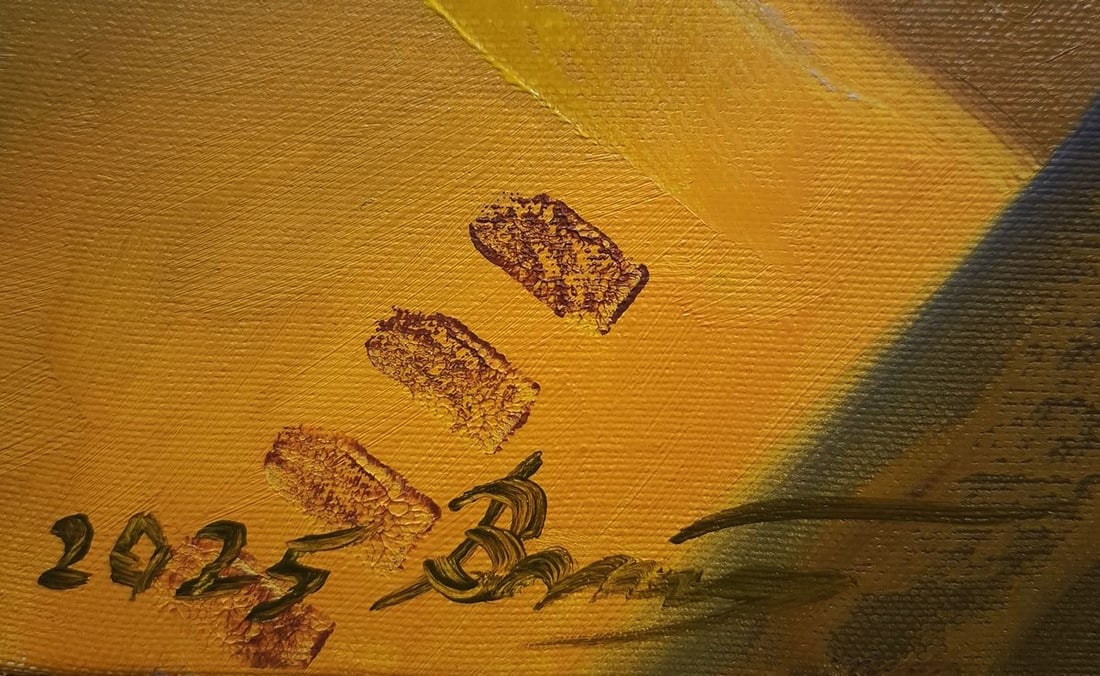 Oil painting Green mug in the morning Sergey Voichenko - 8