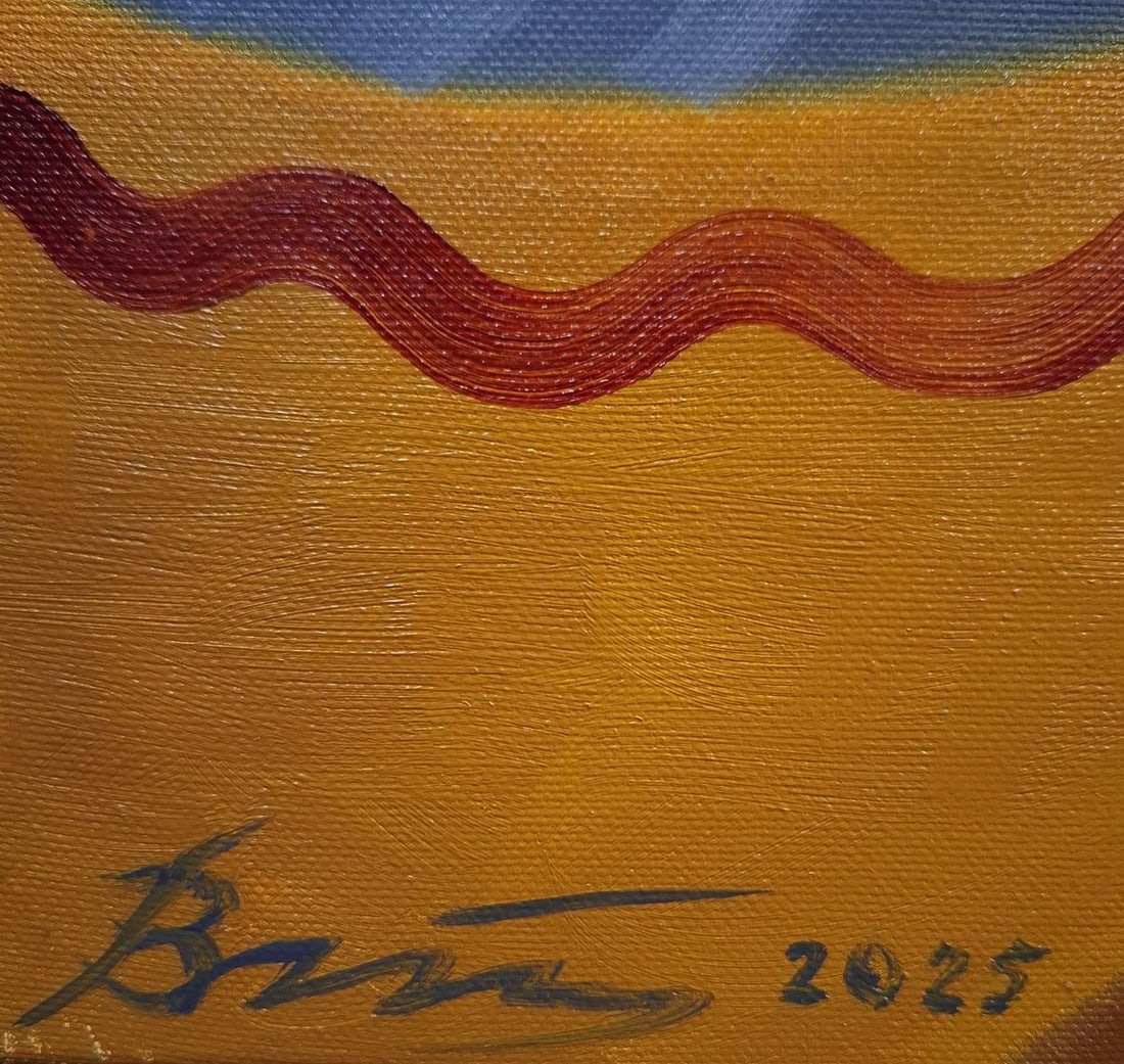 Oil painting The ship was caught in a storm Sergey Voichenko - 8